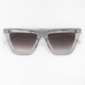 NEW Smoke x Mirrors Felix Sunglasses in Transparent Grey Reflective Silver lens